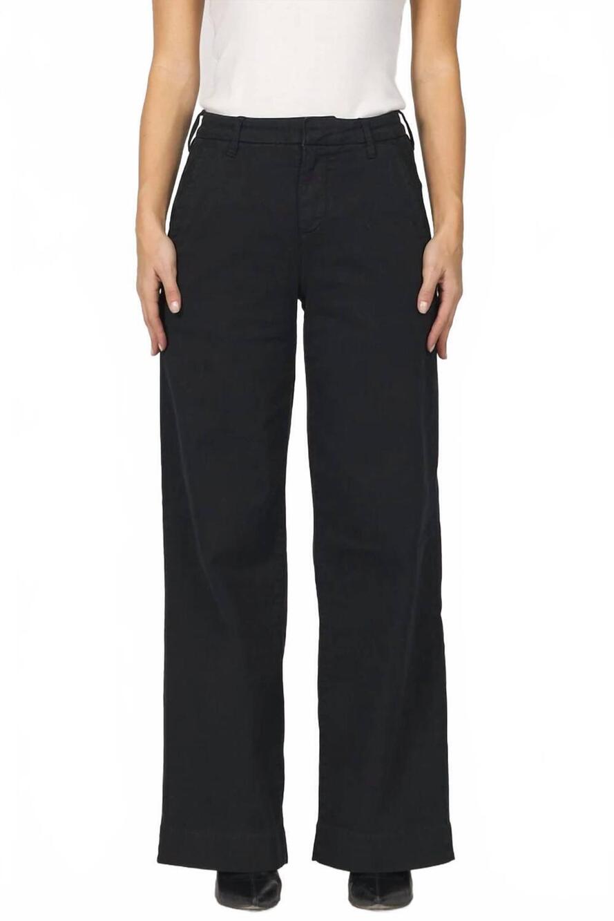 NEW DEAR JOHN DENIM brandy trouser pant in black